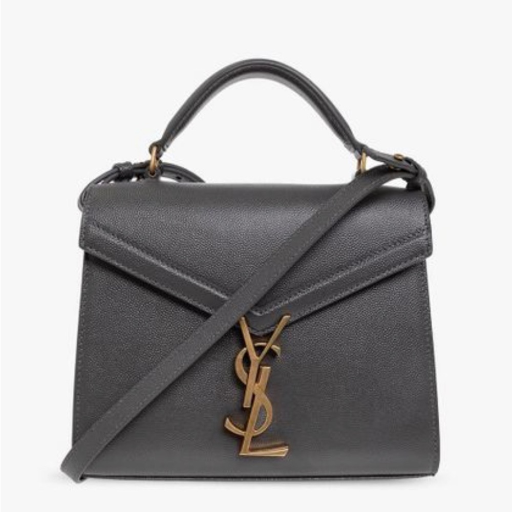 YSL Saint Laurent Mini Cassandra Leather Top Handle Bag